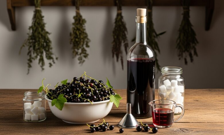 Cassis-Likör selber machen: So geht’s