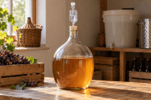 Schimmel oder Hefe auf Wein? Beläge richtig einordnen [Bildinhalt mit KI erstellt]
