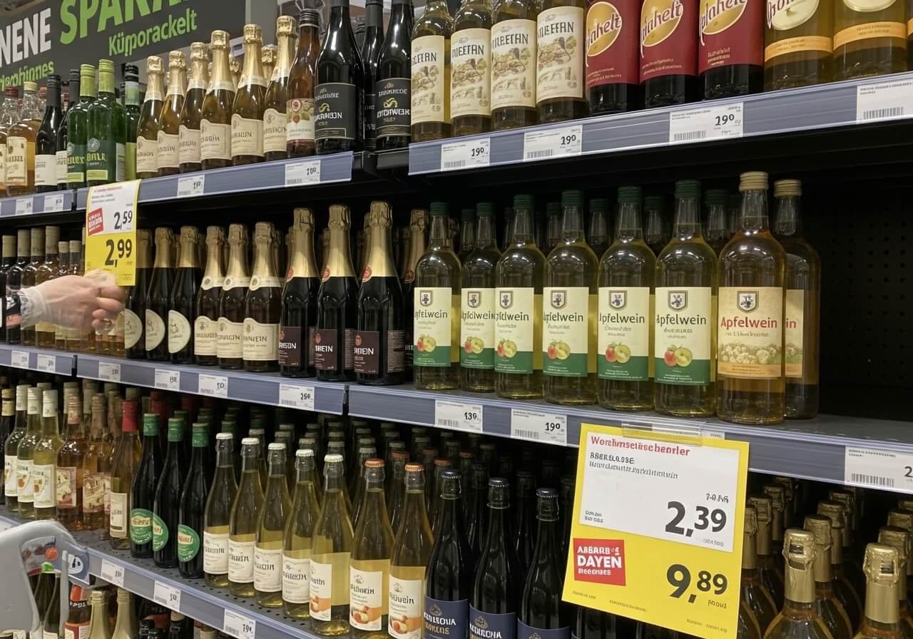 Welche Discounter führen Apfelwein? Übersicht & Verfügbarkeit